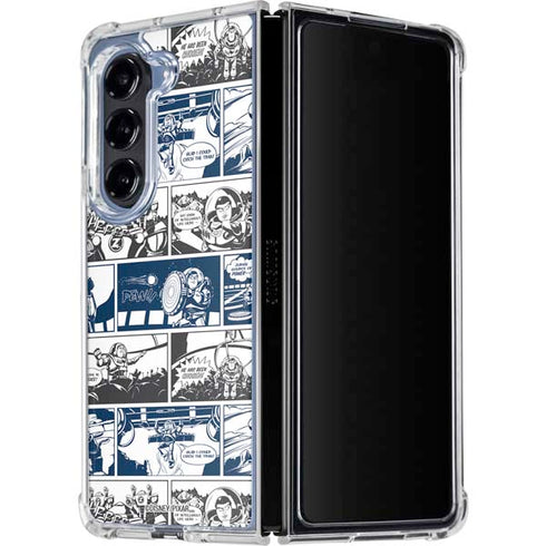 Disney Toy Story Comic Strip Galaxy Z Fold5 5G Clear Case