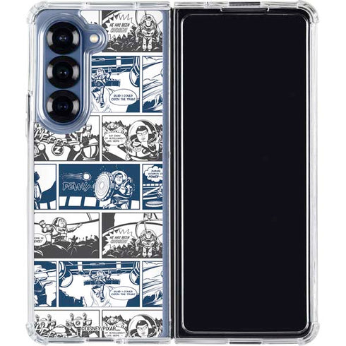 Disney Toy Story Comic Strip Galaxy Z Fold6 Clear Case