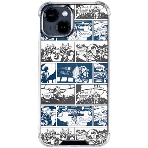 Disney Toy Story Comic Strip iPhone 15 Clear Case