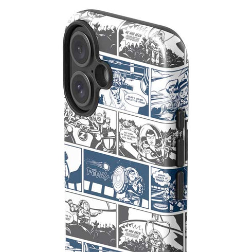 Disney Toy Story Comic Strip iPhone 16 Plus Impact Case