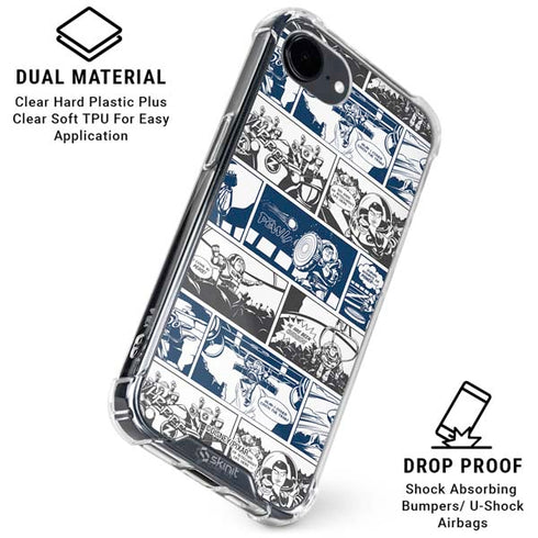 Disney Toy Story Comic Strip iPhone 16e Clear Case