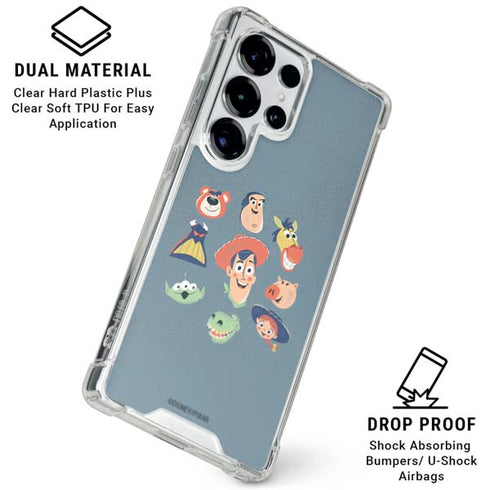 Disney Toy Story Crew Galaxy S25 Ultra Clear Case