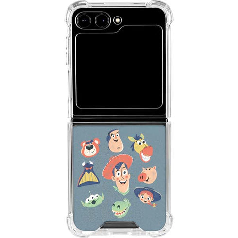 Disney Toy Story Crew Galaxy Z Flip6 Clear Case