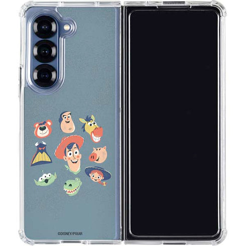 Disney Toy Story Crew Galaxy Z Fold6 Clear Case