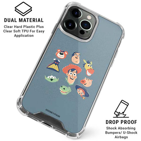 Disney Toy Story Crew iPhone 16 Pro Max Clear Case