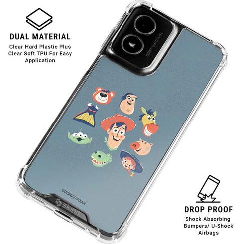 Disney Toy Story Crew Moto G Power 5G (2024) Clear Case