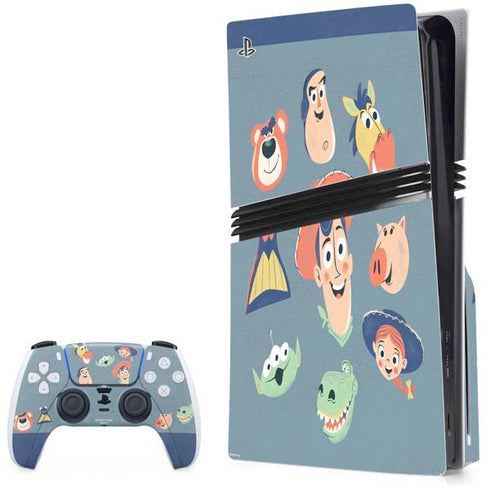 Disney Toy Story Crew PS5 Pro Disk Bundle Skin