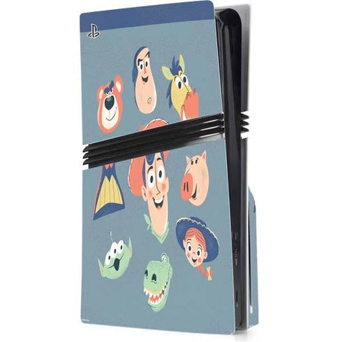 Disney Toy Story Crew PS5 Pro Disk Console Skin