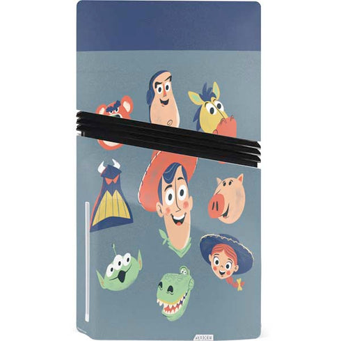Disney Toy Story Crew PS5 Pro Disk Console Skin