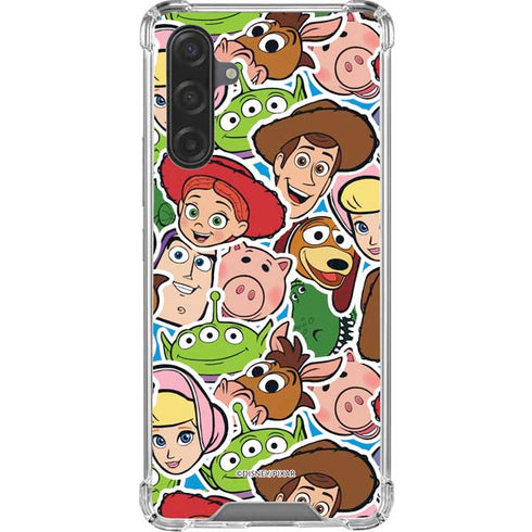 Disney Toy Story Collages Portrait Galaxy A17 Clear Case