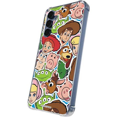 Disney Toy Story Collages Portrait Galaxy A35 5G Clear Case