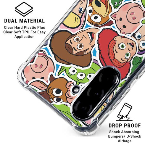 Disney Toy Story Collages Portrait Galaxy A36 5G Clear Case