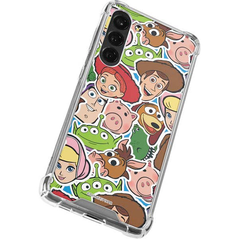 Disney Toy Story Collages Portrait Galaxy S24 FE Clear Case