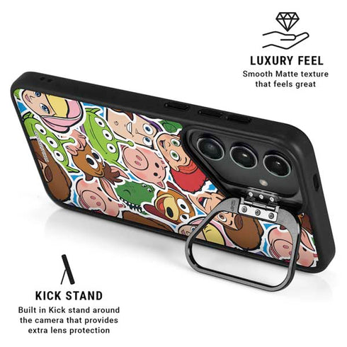 Disney Toy Story Collages Portrait Galaxy S24 FE Kickstand Case