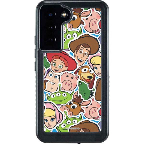 Disney Toy Story Collages Portrait Galaxy S24 Plus Waterproof Case