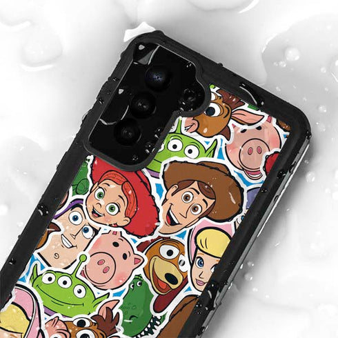 Disney Toy Story Collages Portrait Galaxy S24 Plus Waterproof Case