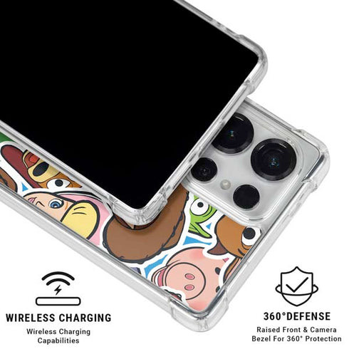 Disney Toy Story Collages Portrait Galaxy S25 Ultra Clear Case