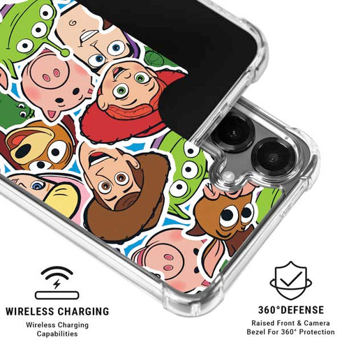 Disney Toy Story Collages Portrait Galaxy S26 Plus Clear Case