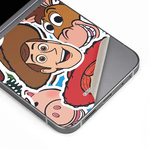 Disney Toy Story Collages Portrait Galaxy Z Flip6 Skin