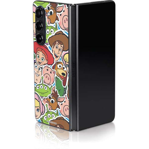 Disney Toy Story Collages Portrait Galaxy Z Fold5 5G Skin