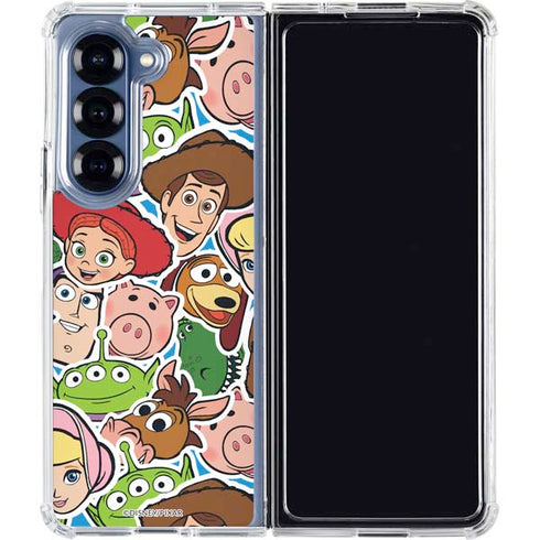 Disney Toy Story Collages Portrait Galaxy Z Fold6 Clear Case