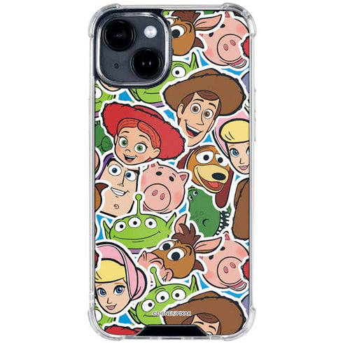 Disney Toy Story Collages Portrait iPhone 15 Clear Case