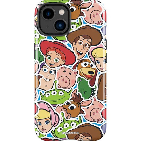 Disney Toy Story Collages Portrait iPhone 15 Impact Case