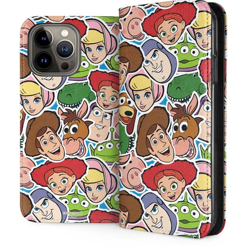 Disney Toy Story Collages Portrait iPhone 15 Pro Max Folio Case
