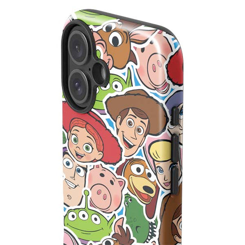Disney Toy Story Collages Portrait iPhone 16 Plus Impact Case