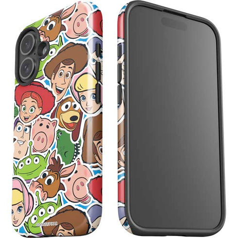 Disney Toy Story Collages Portrait iPhone 16 Plus Impact Case