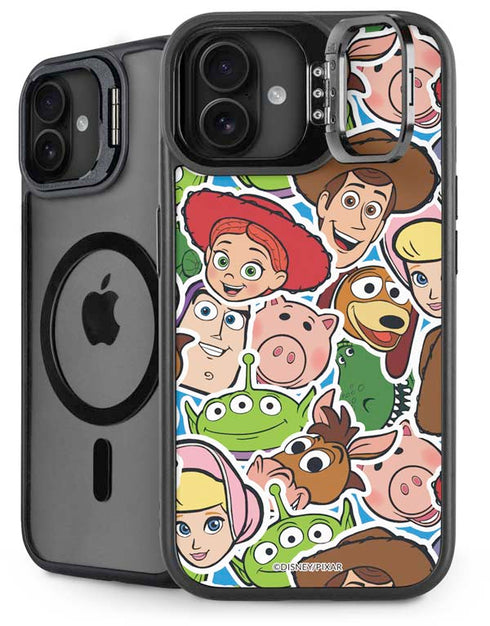 Disney Toy Story Collages Portrait iPhone 16 Plus Kickstand Case