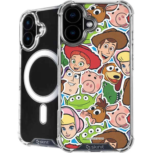 Disney Toy Story Collages Portrait iPhone 16 Plus MagSafe Case