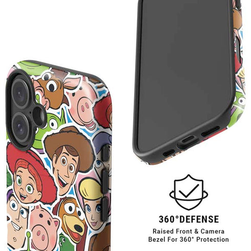 Disney Toy Story Collages Portrait iPhone 16 Plus Magsafe Impact Case