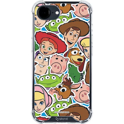 Disney Toy Story Collages Portrait iPhone 16e Clear Case