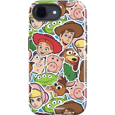Disney Toy Story Collages Portrait iPhone 16e Impact Case