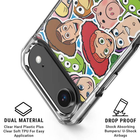 Disney Toy Story Collages Portrait iPhone 17 Air Clear Case