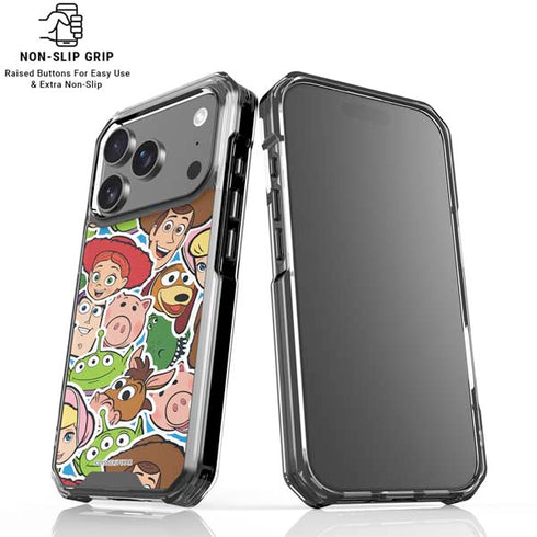 Disney Toy Story Collages Portrait iPhone 17 Pro Clear Case