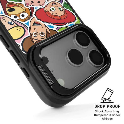 Disney Toy Story Collages Portrait iPhone 17 Pro Kickstand Case