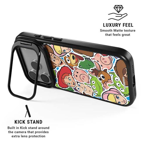 Disney Toy Story Collages Portrait iPhone 17 Pro Max Kickstand Case