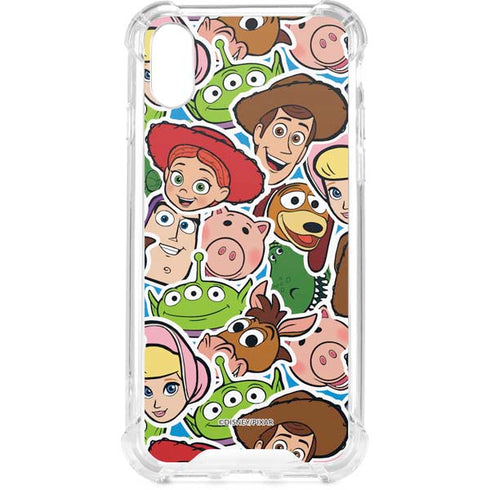 Disney Toy Story Collages Portrait iPhone XS Clear Case