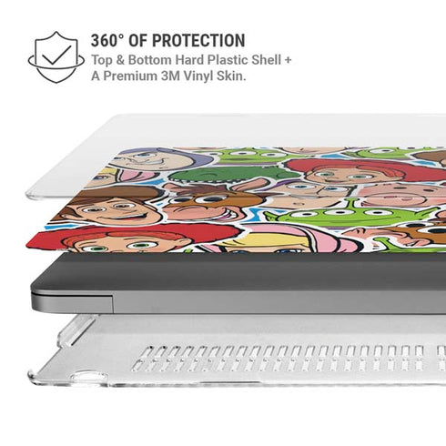 Disney Toy Story Collages Portrait MacBook Pro 14in (2021-24) Case plus Skin
