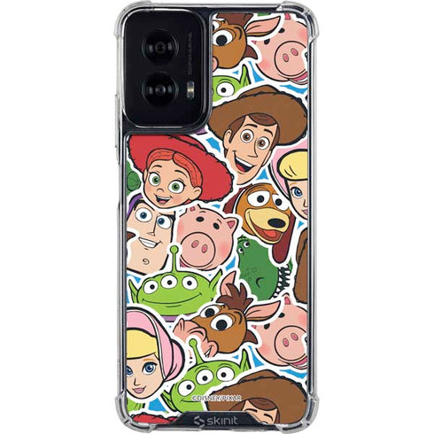 Disney Toy Story Collages Portrait Moto G Power 5G (2024) Clear Case