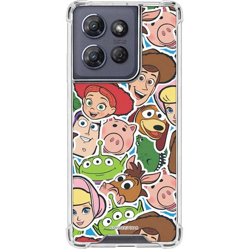 Disney Toy Story Collages Portrait Moto G Power 5G (2025) Clear Case