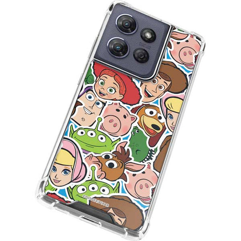 Disney Toy Story Collages Portrait Moto G Power 5G (2025) Clear Case