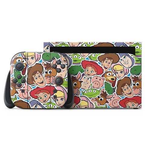 Disney Toy Story Collages Portrait Nintendo Switch 2 (2025) with Joy-Con Skin