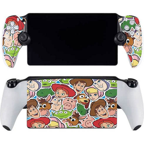 Disney Toy Story Collages Portrait PlayStation Portal Remote Player Skin