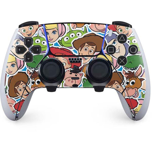 Disney Toy Story Collages Portrait PS5 DualSense Edge Pro Controller Skin