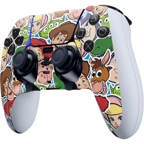 Disney Toy Story Collages Portrait PS5 DualSense Edge Pro Controller Skin