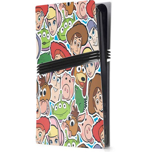 Disney Toy Story Collages Portrait PS5 Pro Console Skin