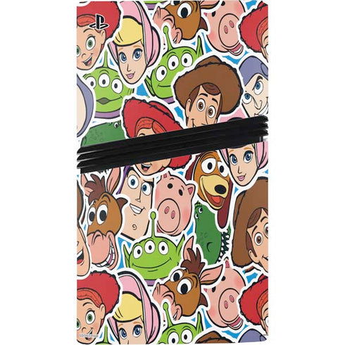 Disney Toy Story Collages Portrait PS5 Pro Disk Bundle Skin